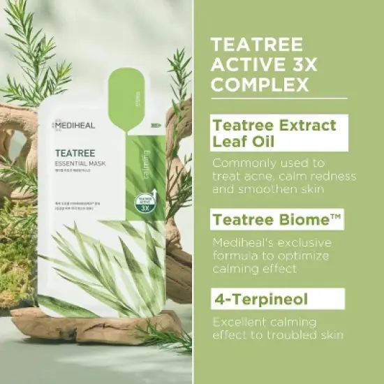 Mediheal Teatree Essential Mask - 10 count image {3}