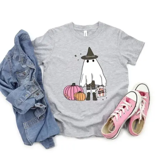 The Juniper Shop Ghost Witch Kids Short Sleeve Tee image {1}