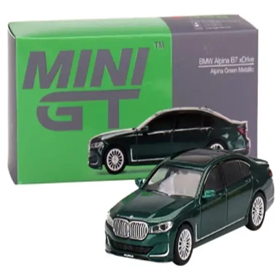 BMW Alpina B7 xDrive Alpina Green Metallic Limited Edition to 1200 pieces 1/64 Diecast Model Car by True Scale Miniatures image {3}