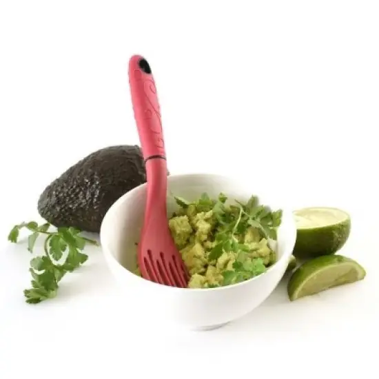 Norpro 8.75" Grip-EZ Fiskie Fork & Whisk Combo Tool - Mix Stir Blend & Fold image {1}