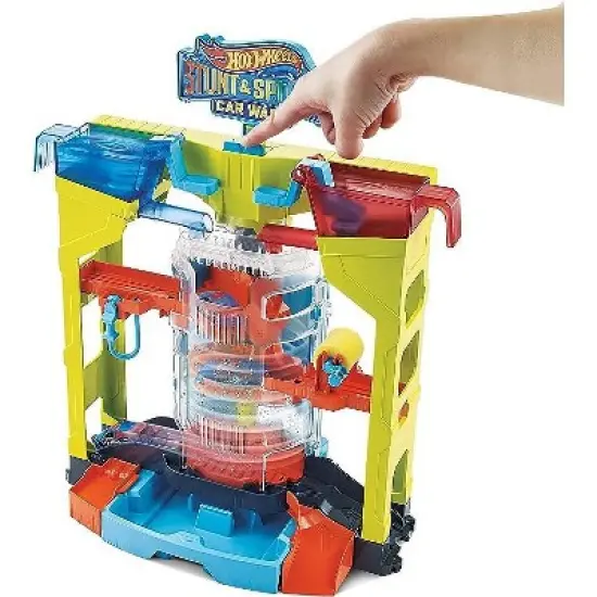 Hot Wheels Stunt & Splash Car Wash Playset image {3}