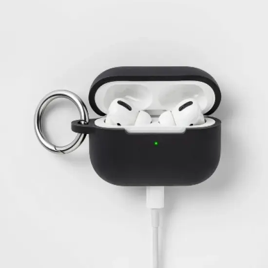 Apple AirPods Pro (1/2 Generation) Silicone Case with Clip - heyday&trade; image {1}