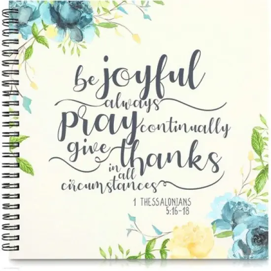 Faithful Finds Prayer Journal, Christian Faith Devotional, Floral Spiritual Spiral Bound Bible Journal for Women (8.8 x 8.5 Inches) image {7}