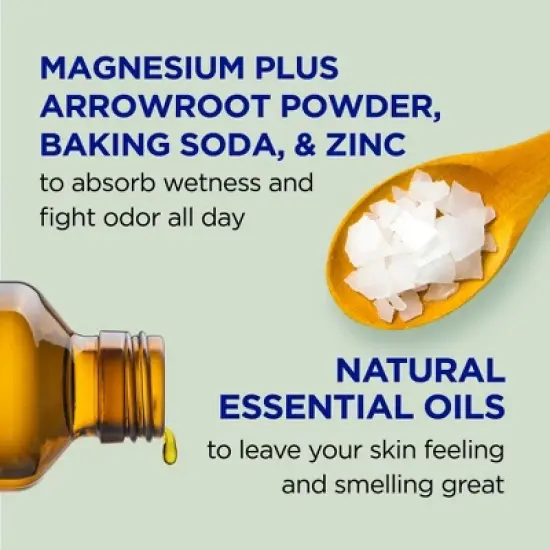 Dr. Teal's Aluminum-Free Deodorant Magnesium Eucalyptus Spearmint, 2.65 Oz image {4}