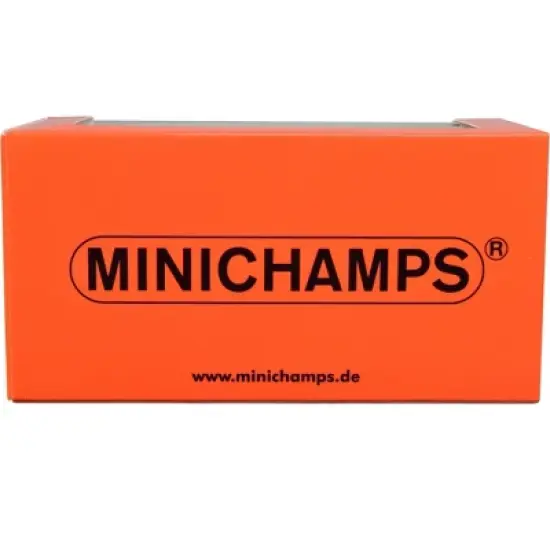 Porsche 911 (992) GT3 Lava Orange with Black Stripes 1/64 Diecast Model Car by Minichamps image {1}