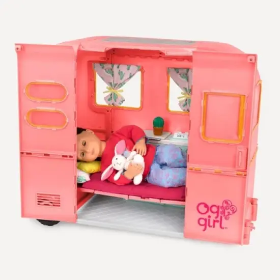 Our Generation RV Seeing You Camper for 18" Dolls - Pink image {2}
