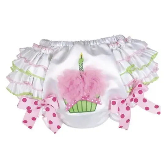 Bearington Baby Her 1st Birthday Diaper Cover, Girl's First Birthday Outfit image {2}