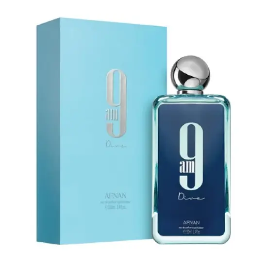 Afnan 9 AM Dive Unisex Perfume Eau de Parfum, 3.4 fl oz Fresh Aquatic Scent  for Men and Women image {3}