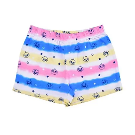 Nickelodeon Girl's 3-Pack Baby Shark Ruffle Sleeve Tee, Sleeveless Shirt and Casual Shorts Set For Toddlers image {1}