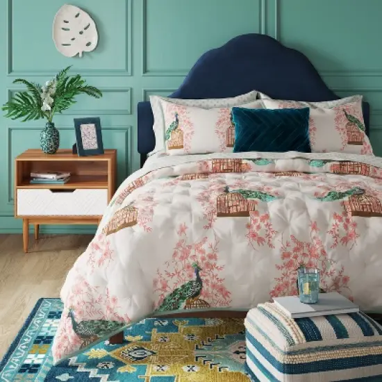 Touraco Nightstand White/Brown - Threshold&trade; image {3}