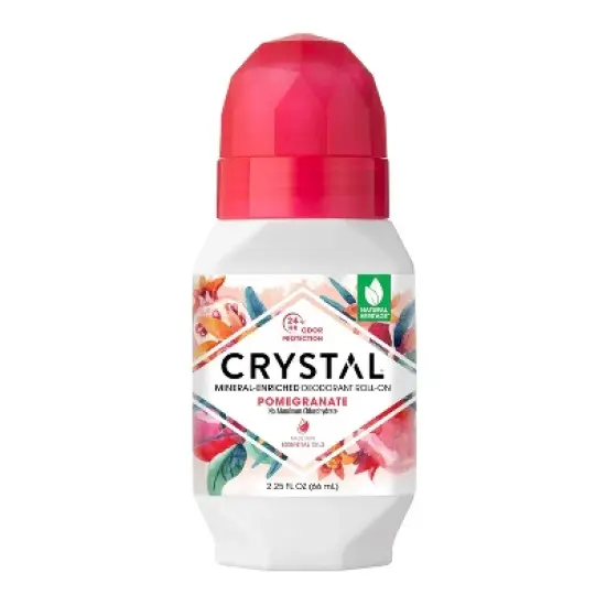 Crystal Essence Mineral Deodorant Roll-On Pomegranate 2.25 Oz image {8}