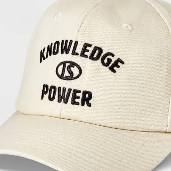 Women's Philadelphia Printworks Knowledge is Power Graphic Hat - Khaki image {4}