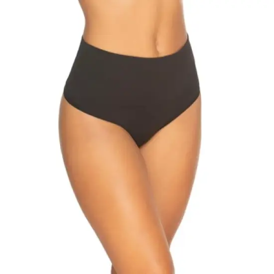 Felina Women's Fusion Waist Shapewear Thong image {2}