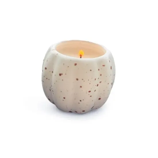3.9oz Pumpkin Ceramic Scented Candle White - Bullseye's Playground&trade; image {2}