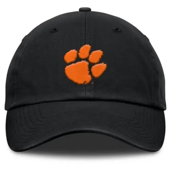 NCAA Clemson Tigers Unstructured Black Tonal Cotton Hat image {1}