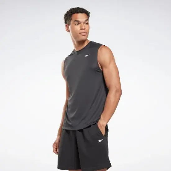 Reebok Training Sleeveless Tech T-Shirt Mens Athletic Tank Tops image {7}
