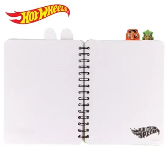 Inkology, LLC Hot Wheels 4-Tab Spiral Notebook With 160 Dotted Sheets | 6 x 9 Inches image {4}