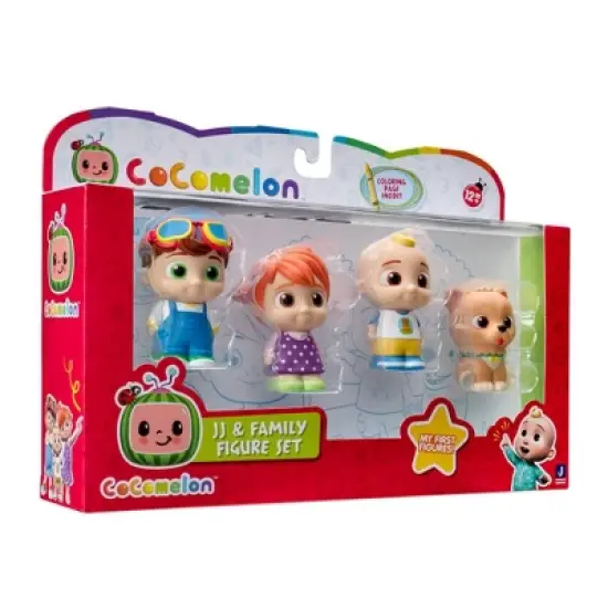 CoComelon JJ & Family Figure Set - 4pk image {14}