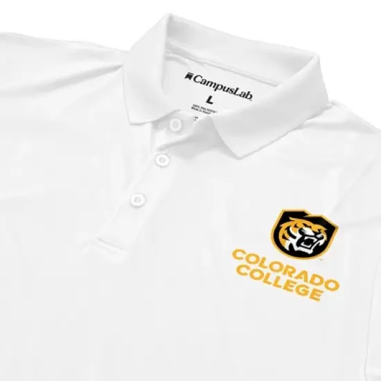 Men's Colorado College Adult Polo Left Chest Logo image {3}