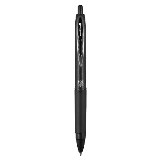 uni-ball uniball 207 Plus+ Retractable Gel Pens Medium Point 0.7mm Black Ink 12/Pack (70462) image {2}