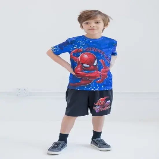 Marvel Spider-Man T-Shirt and Shorts Outfit Set Toddler to Big Kid  image {1}