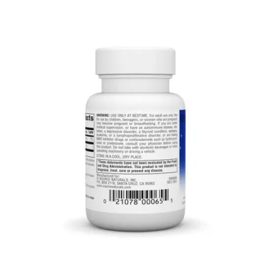 Melatonin 3mg Timed Release by Source Naturals, Inc.  -  60 Sustained Release Tablet image {2}
