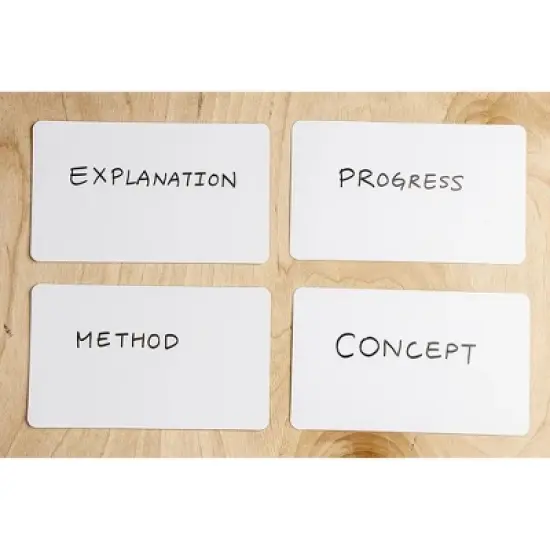 Juvale Blank Index Cards - 100-Count Blank Flash Cards, for Business Cards Message Cards, DIY Gift Cards, White, 3 x 5 Inches image {1}