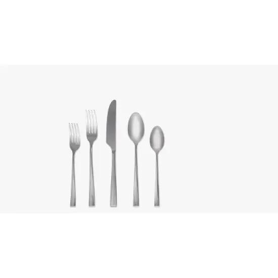 20pc Marlise Mirror Flatware Set - Cambridge Silversmiths: Silverware Set, Service for 4, Dishwasher-Safe, 18/0 Stainless Steel image {2}