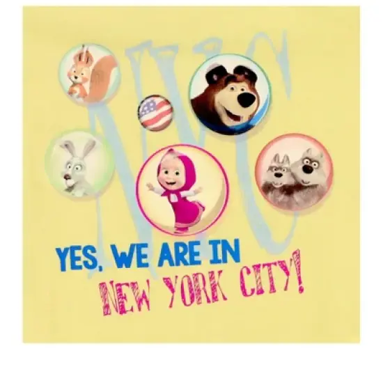 Masha and The Bear US Travel Combo T Shirt - Toddler image {2}