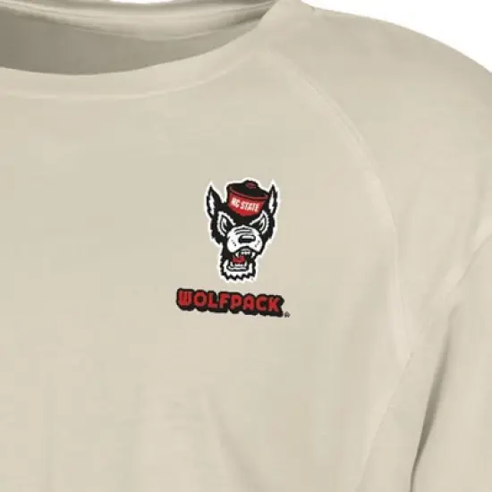 NCAA NC State Wolfpack Women's Long Sleeve Cream T-Shirt image {2}