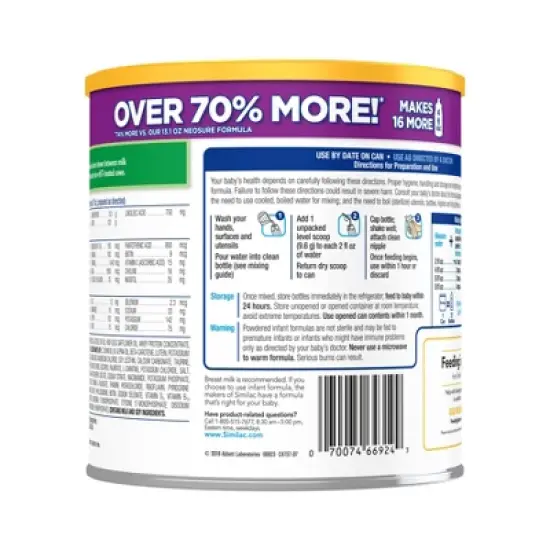 Similac Neosure Powder Infant Formula - 22.8oz image {5}