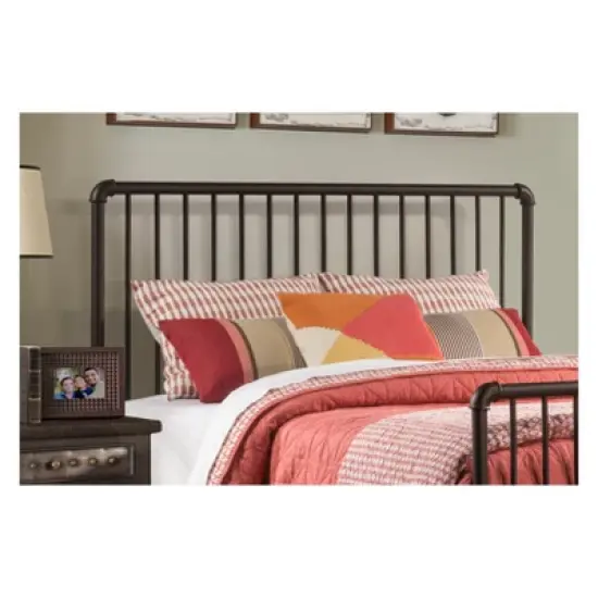 Queen Brandi Metal Headboard without Bed Frame Bronze - Hillsdale Furniture image {1}