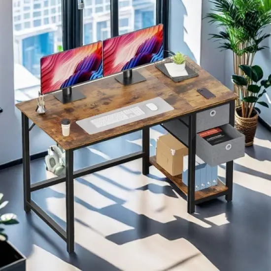 FONTOI Ergonomic Standing Desk, Height Adjustable Computer Desk with Control Panel image {13}