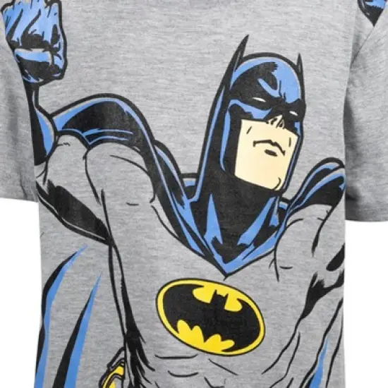 DC Comics Justice League Batman T-Shirt French Terry Shorts Grey  image {3}