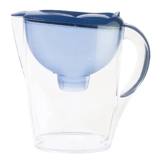 Water Filtration Pitcher Navy 7 cup Capacity - up&up&trade;: BPA-Free, Dishwasher-Safe, Brita Compatible, Filters Mercury & Chlorine image {6}