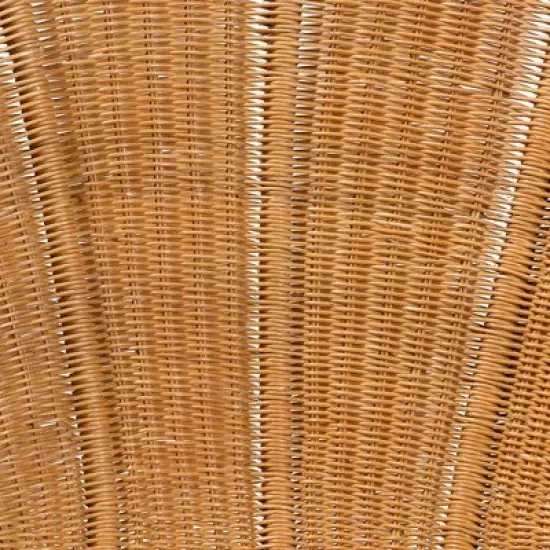 bali & pari Blossom Rattan Accent Flower Chair Honey image {7}
