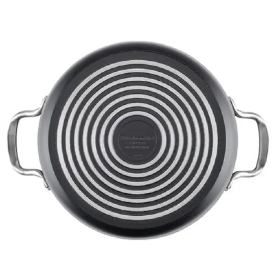 KitchenAid Hard-Anodized Induction 8qt Nonstick Stockpot with Lid image {11}