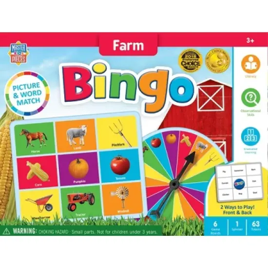 MasterPieces Kids Games - Farm Bingo Game image {1}