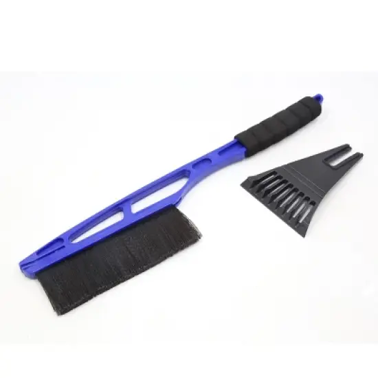 Unique Bargains Car Vehicle Window Winter Snow Brush and Ice Scraper with Handle Blue 1 Pc image {4}
