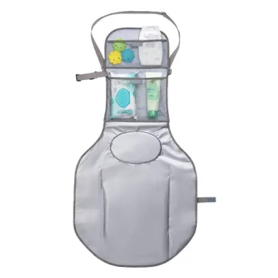 Hoovy Portable Waterproof Changing Pad - Gray image {2}