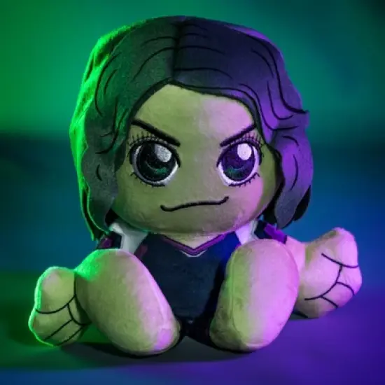 Bleacher Creatures Marvel She Hulk 8" Kuricha Sitting Plush image {4}