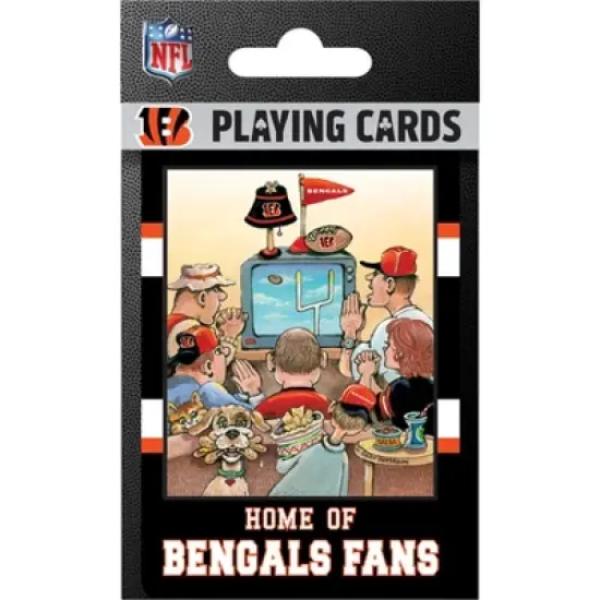 MasterPieces Officially Licensed NFL Cincinnati Bengals Fan Deck Playing Cards - 54 Card Deck image {4}