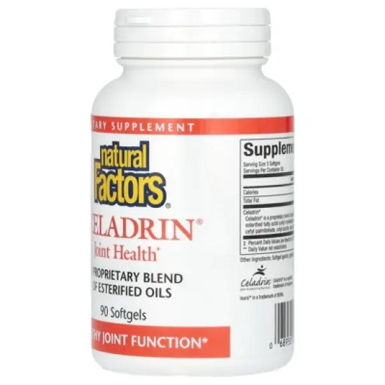 Natural Factors Celadrin, Joint Health, 90 Softgels image {2}