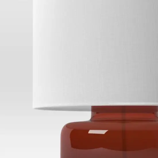 Amber Glass Table Lamp Brown - Threshold&trade; image {3}