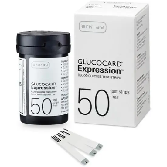 Arkray Glucocard Expression Test Strips, 50 Count image {3}