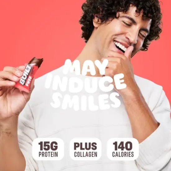 Built Bar Strawberries 'N Cream Puff Protein Bars - 15g Protein - 4ct image {3}