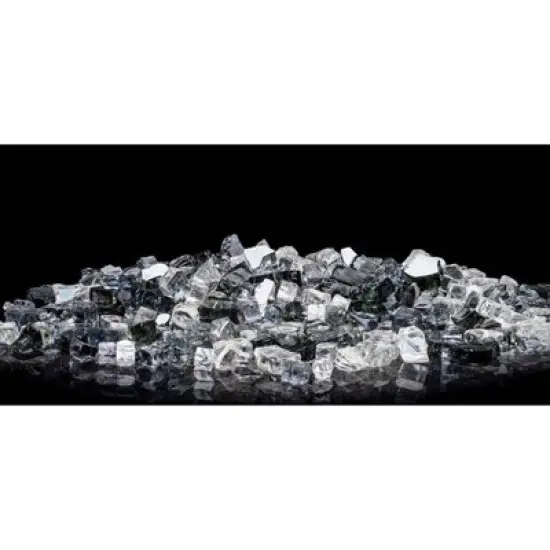 Bond Lava Midnight Sky Glass Fire Bowl Filler 8.66 in. H X 4.92 in. W X 5.12 in. D image {1}