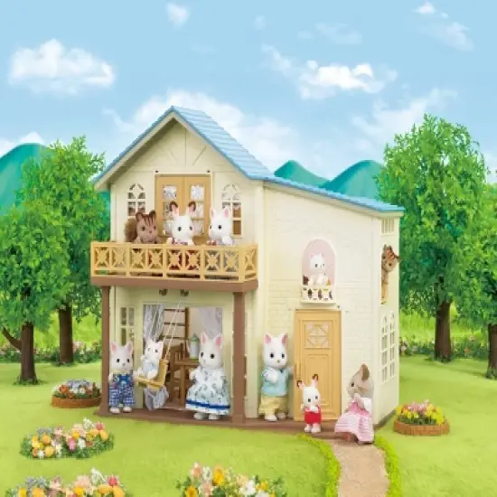Calico Critters Hillcrest Home Gift Set, Dollhouse Playset with Figures, Furniture and Accessories image {2}