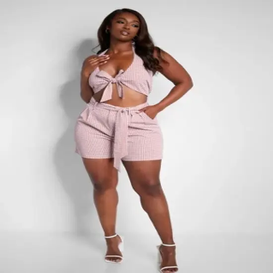 Rebdolls Women's Pleated Shorts image {3}