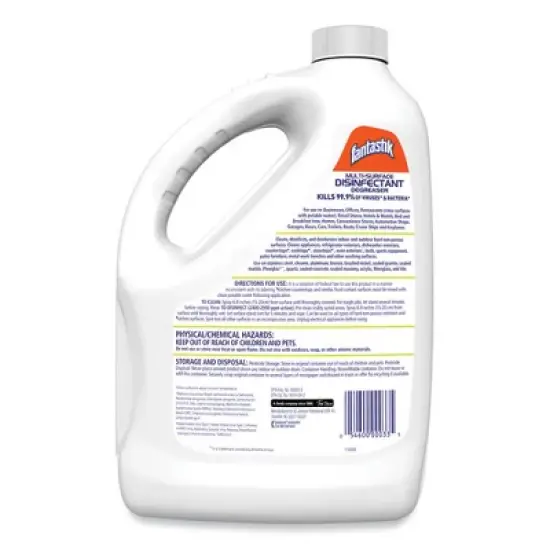 Fantastik Multi-Surface Disinfectant Degreaser, Pleasant Scent, 1 Gallon Bottle image {3}